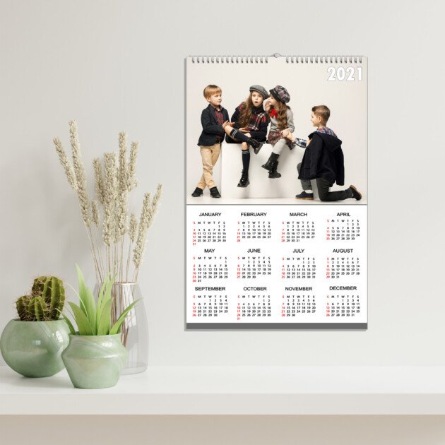 Wall Calendar (Single Sheet)