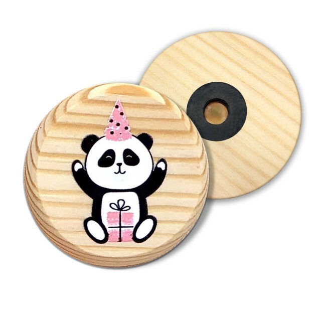 FRIDGE MAGNET-PINE WOOD