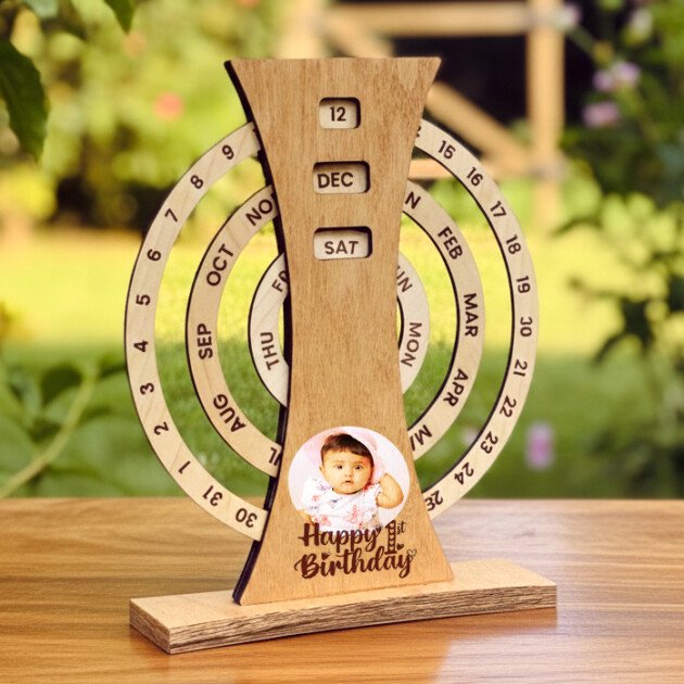 Table Calendar Wooden Perpetual - TC03